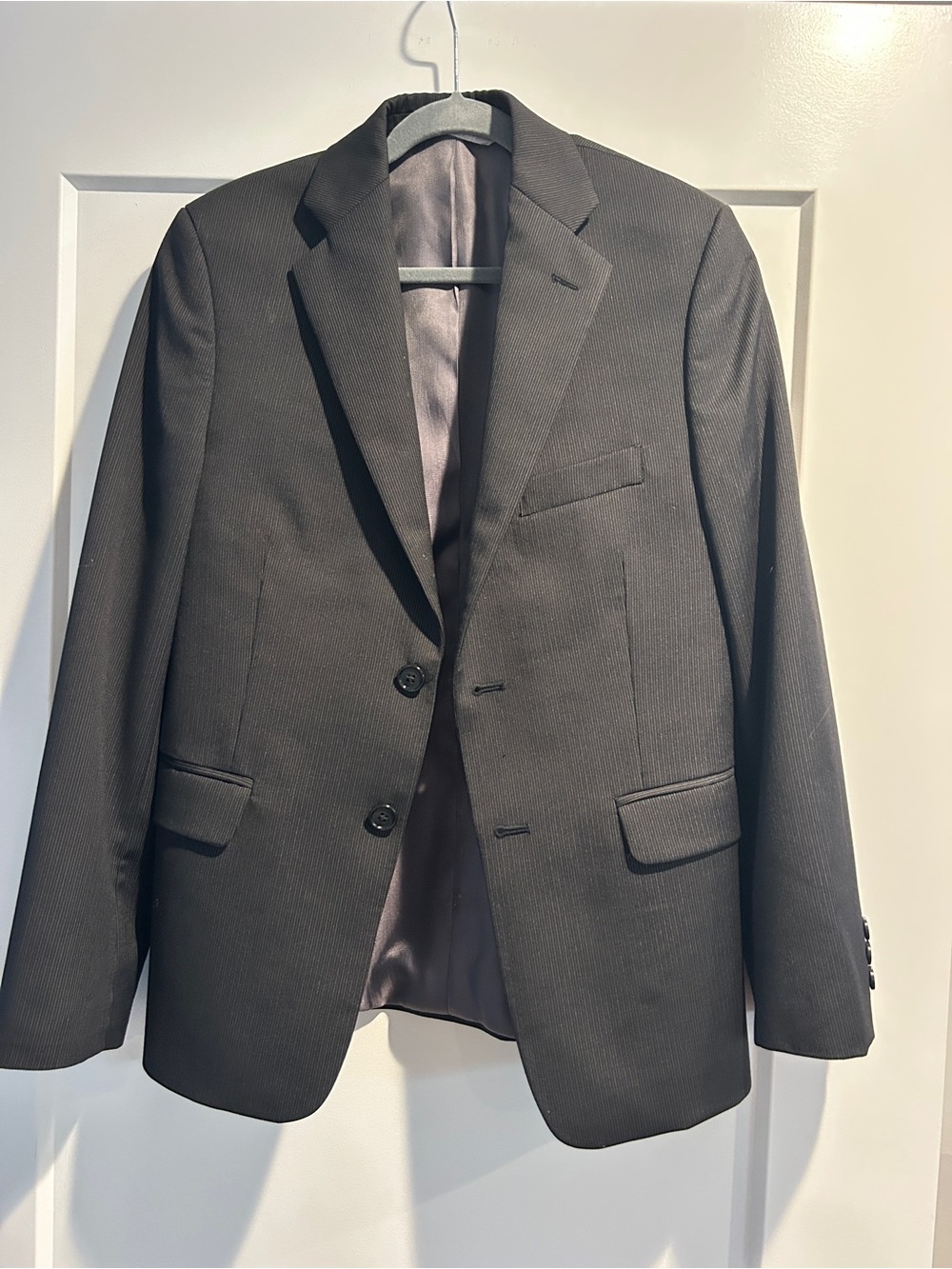 Nordstrom Boys Gray Two-Button Blazer